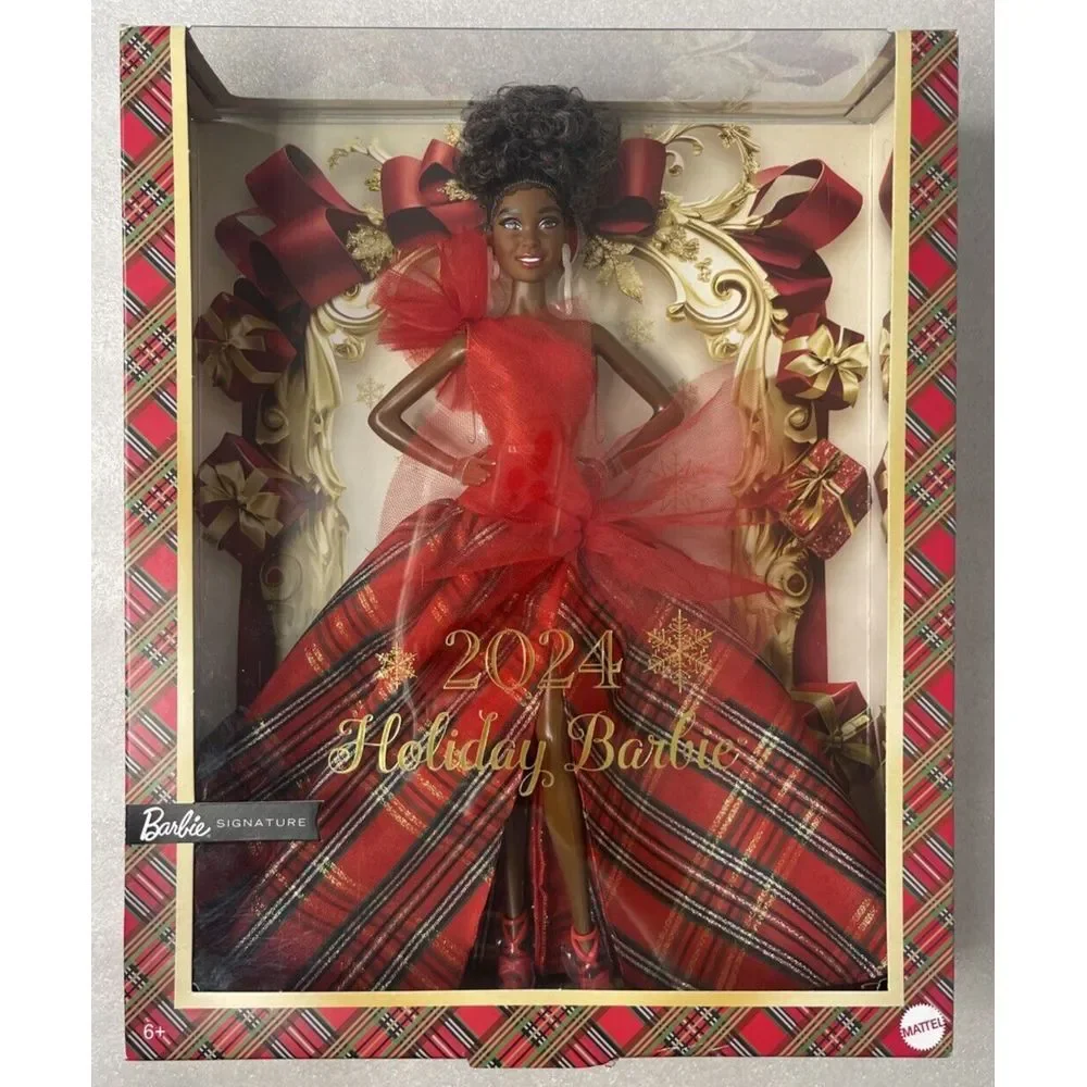 Barbie Signature 2024 Holiday Barbie Doll African American NEW IN BOX! Collector